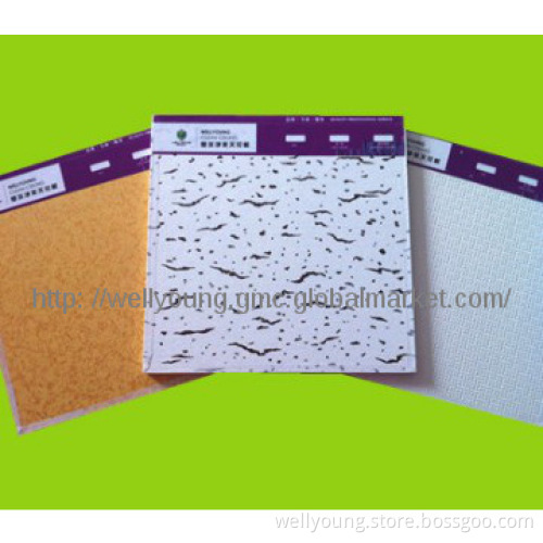 different types of eco-friendly laminated waterproof mgo ceiling board